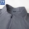 ROMON Men's Breathable Half-Zip Short Sleeve T-Shirt