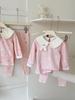 Children's Early Spring Pajama Set 2026: Girls' Lycra Cotton Cartoon Homewear.