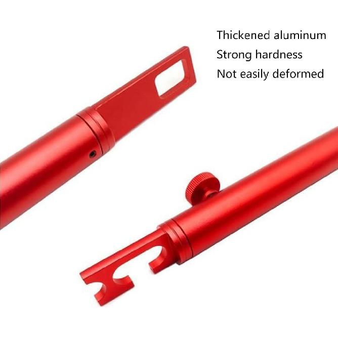 Aluminum Hood Prop Support Rod Tools Car Body Repair Tools Car Beauty Engine Cover Repair Fixing Rod, Black