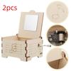 2026 New model High-quality DIY Wooden Phonograph Music Box Kit Hand Cranked Assembly Model Creative Handmade Ornament for Kids 3