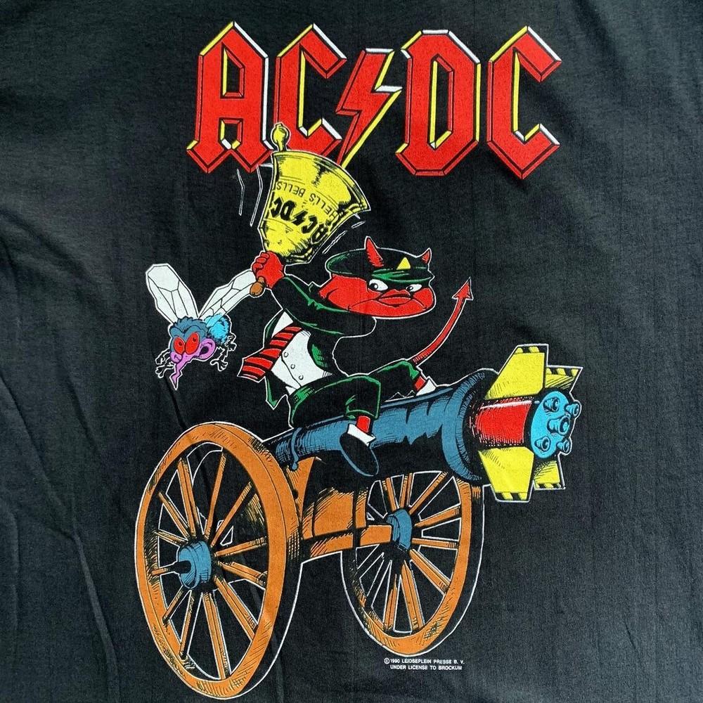 Hells Bells Tour A.C.D.C Concert Black Short Sleeve Unisex All Size T-shirt Unisex T-Shirt