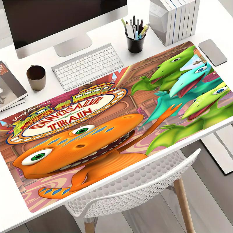 Dinosaur Train Mouse Pad - Non-Slip Rubber Base, Smooth Surface for Work,Gaming,Office,And Home Use, Desk Mouse Pad