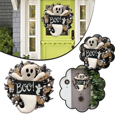 Halloween Wreath !- Wreath Outdoor Front Door Indoor Wall Decor