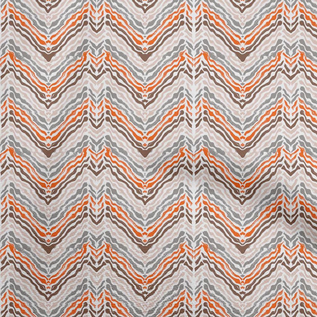 oneOone Cotton Flex Green Fabric Chevron Quilting Supplies Print Sewing Fabric By The Yard 40 Inch
