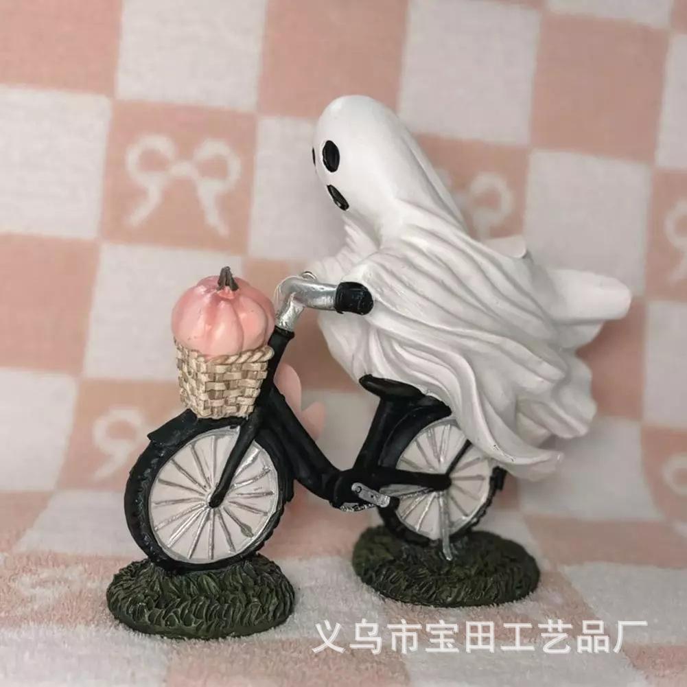 Halloween cute white ghost party decoration garden ornaments study table decoration knickknacks