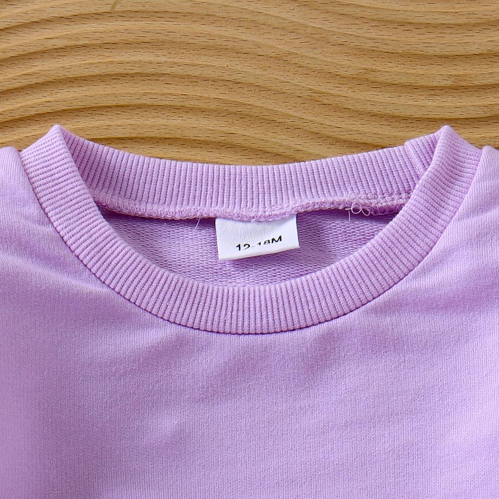 Kids Casual Long-Sleeve Set, Comfortable Daily Wear Outfits