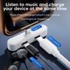 2-in-1 USB C Headphone Adapter with Phone Stand Type C OTG Splitter for Fast Charging & Audio for Phone
