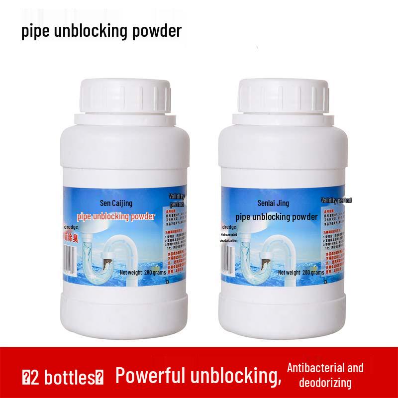 Powerful Pipe Dredging Powder for Kitchen and Bathroom Unclogging