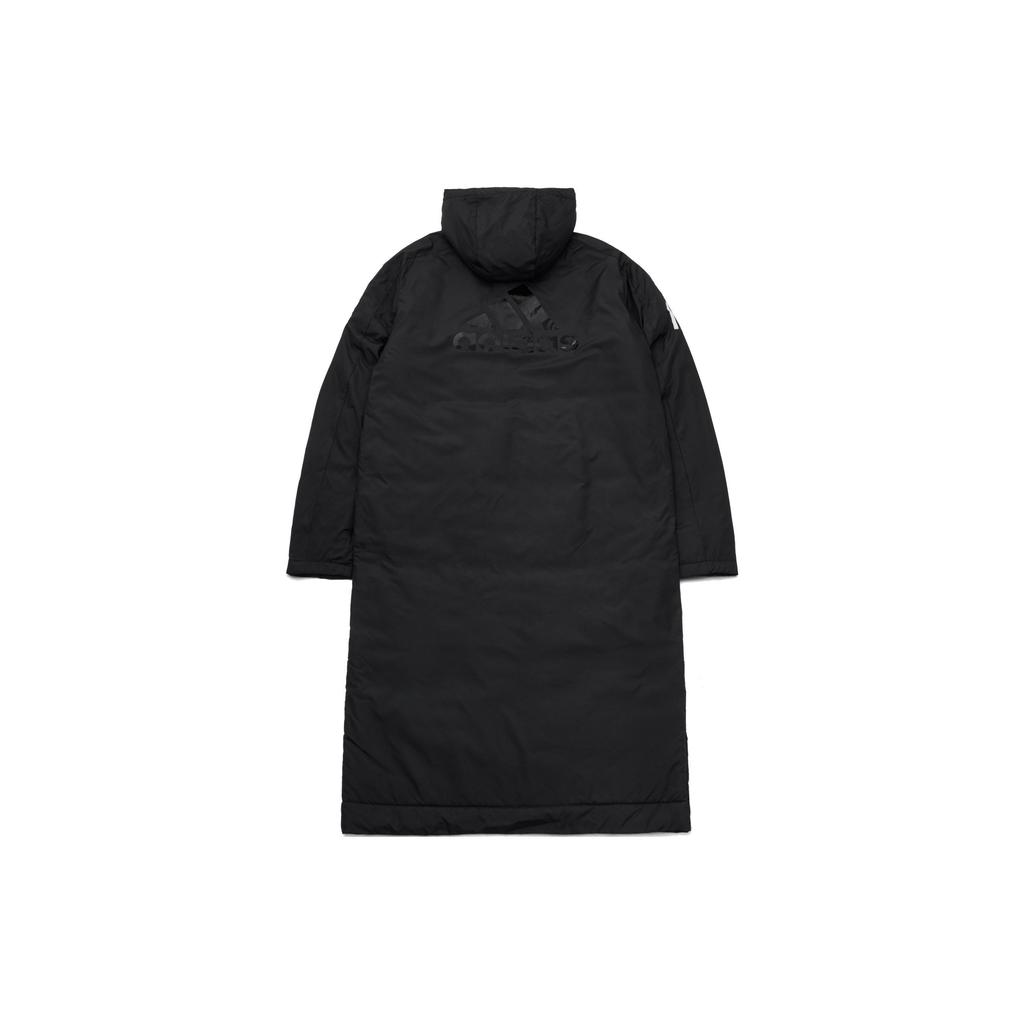 Adidas Hooded Long Zipper Design Printed Logo Cotton Jacket Men Jacket Black CZ0622