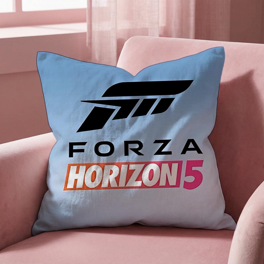 HOT Games F-ForzaS H-HorizonS Cushion Cover Multi-Scene Pillow Cover for Home & Car - Reversible, Soft & Durable for Daily Use