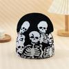 Adult Teens Halloween Jacquard Knitted Hat Winter Warmer Cycling Windproof Hat