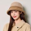 Fisherman Hat Women's Autumn Winter Wool Stitching Warm Hat