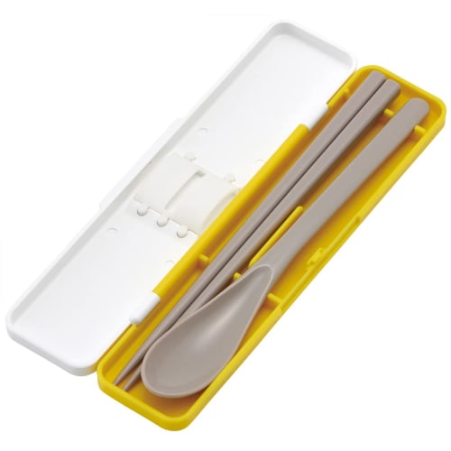 Skater Chopsticks and Spoon Set, Antibacterial, "Little Ones" Moomin Design, Made In Japan, 18cm, CCS3SAAG-A