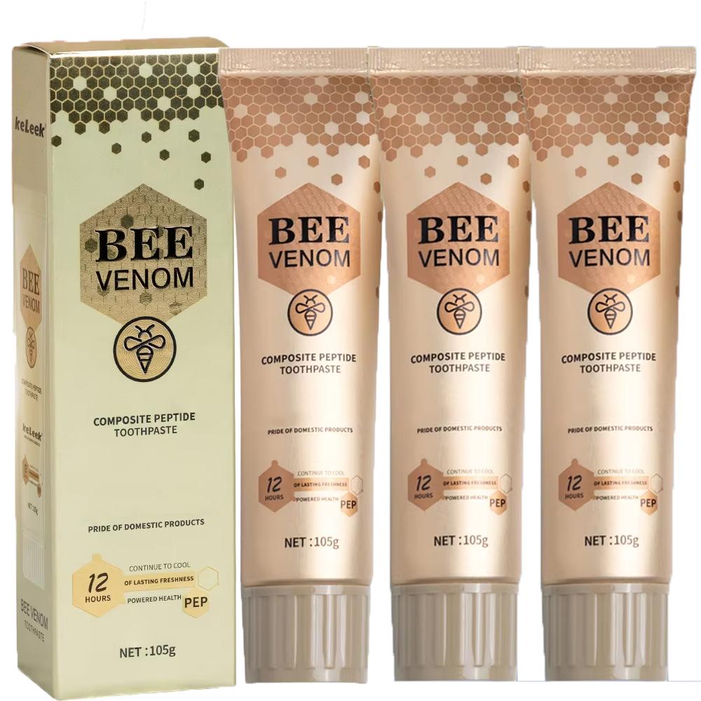 Gold Honey Peptide Complex Toothpaste Continuously Fresh Breath Refreshing Fluoride Free Protecting Teeth For Women & Men