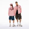 New MLB Denim Jacket Unisex Peach Pink 3ADRV0141-07PCS
