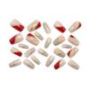 Wearable Nails Three-dimensional Gilded Nail Art Tablets 24 Removable Wearable Nails