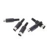 5Pcs DIN Male Plug 5 Pin Connector With Plastic Handle Adapters Cables DIN Male Plug Cable Connector