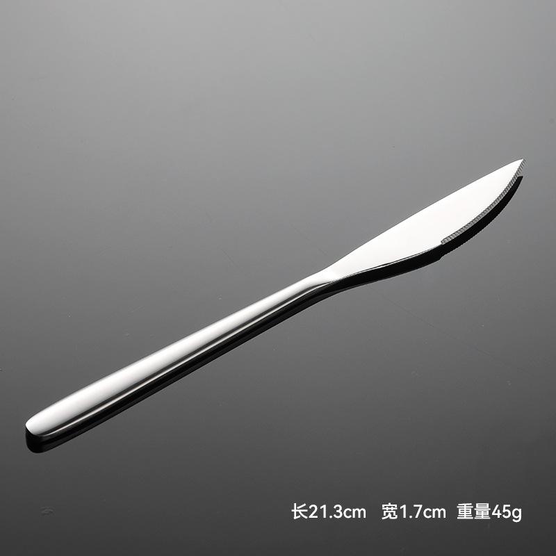 410 Edelstahl Koreanisches Ruyi Messer, Gabel und Löffel Multi-Spezifikation Geschenk Hotel Westliches Tafelgeschirr Tragbares Tafelgeschirr