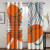 Stijlvolle Tweedelige Set van Abstracte Geometrische Gordijnen! 3D Digitaal Printen, een Set van Twee, Woonkamer Slaapkamer Verduisteringsgordijn