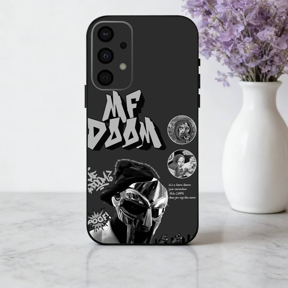 M-MF-DOOMs-RapperS  Phone Case For Samsung Galaxy A73,A72,A71,A70,A53,A52,A51,Soft Silicone Black Cover