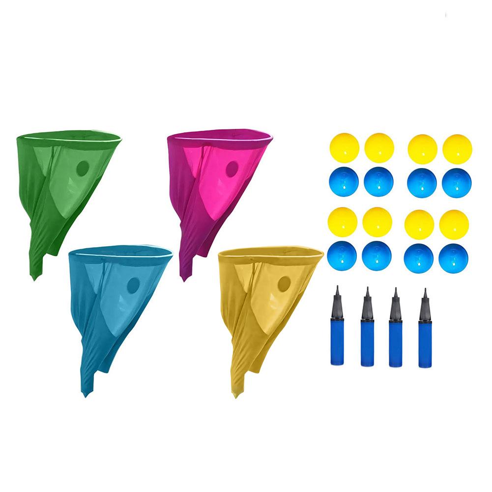 Granny Pants Field Family Reunion Game with 4 Bouncy Balls Freaky Party Game with Oversized Pants for Adults Family Activities