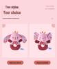 Aipinqi Pink Hand-Crank Newborn Plush Doll Rattle (0-1 Year)