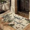 Christmas Carpet Pine Needle Mat Floor Mat Doormat Waterproof Welcome Mat Rug For Bedroom Carpet For Live Room Home Dec