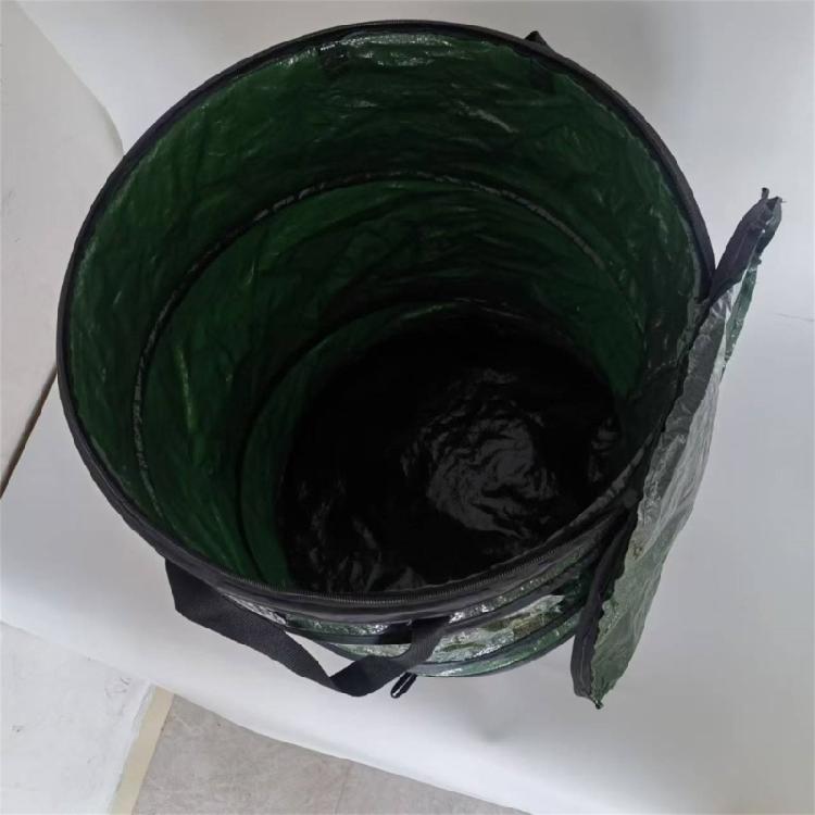 Reusable Folding Outdoor Garbage Can Secure Wildlife Resistant Lid Trash Can for Easy Transport and Storage