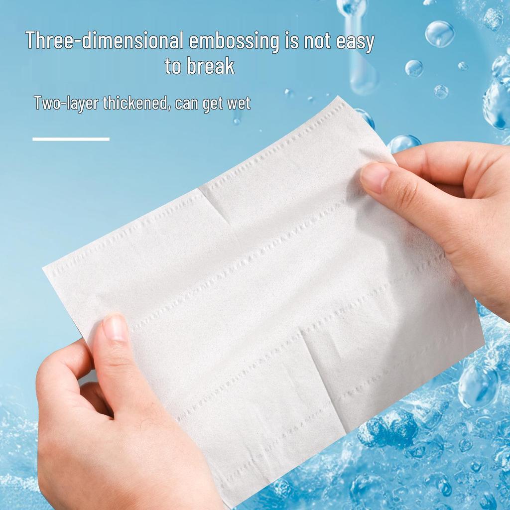 Dickes 100-Blatt Weißes Gesichtstuch für Restaurants, Hotels, Catering, KTV & Gästezimmer