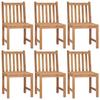 VidaXL Set of 6 Garden Chairs with Cushions, Patio Seats, Dining Chairs, Outdoor Patio Furniture, 3073141