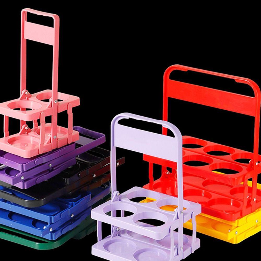 1Pcs Basket Cup Organizer Beer Bottle Carrier 2 Holes Drink Holder Durable Beer Rack