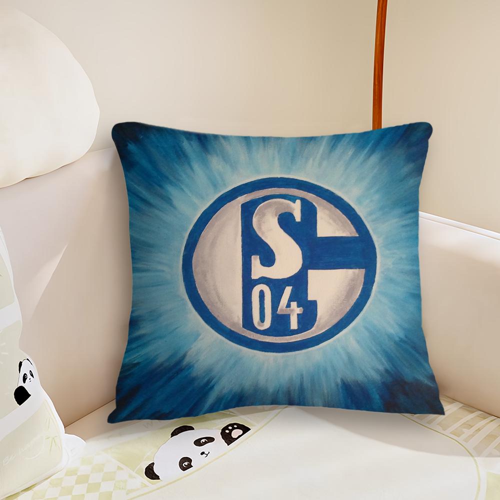 Football Club S-Schalke 04 History Cushion Cover Living Room Headboard Office Cushion Bedroom Cushion Sofa Nap Time Pillow Case