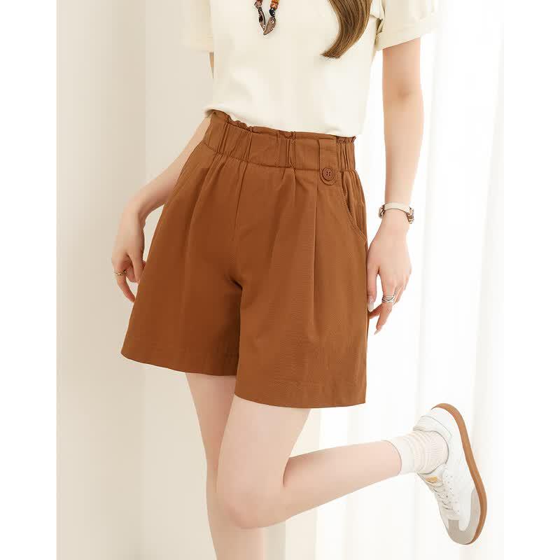 TERRE BLEUE Women s 2026 Summer A-line Casual Shorts L