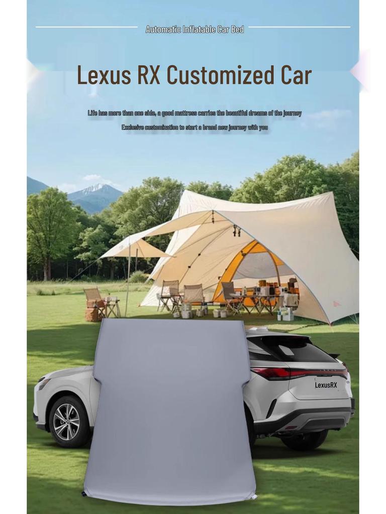 Automatic Inflatable Car Mattress for Lexus RX 300/350 Trunk & Rear Seat Sleeping Pad