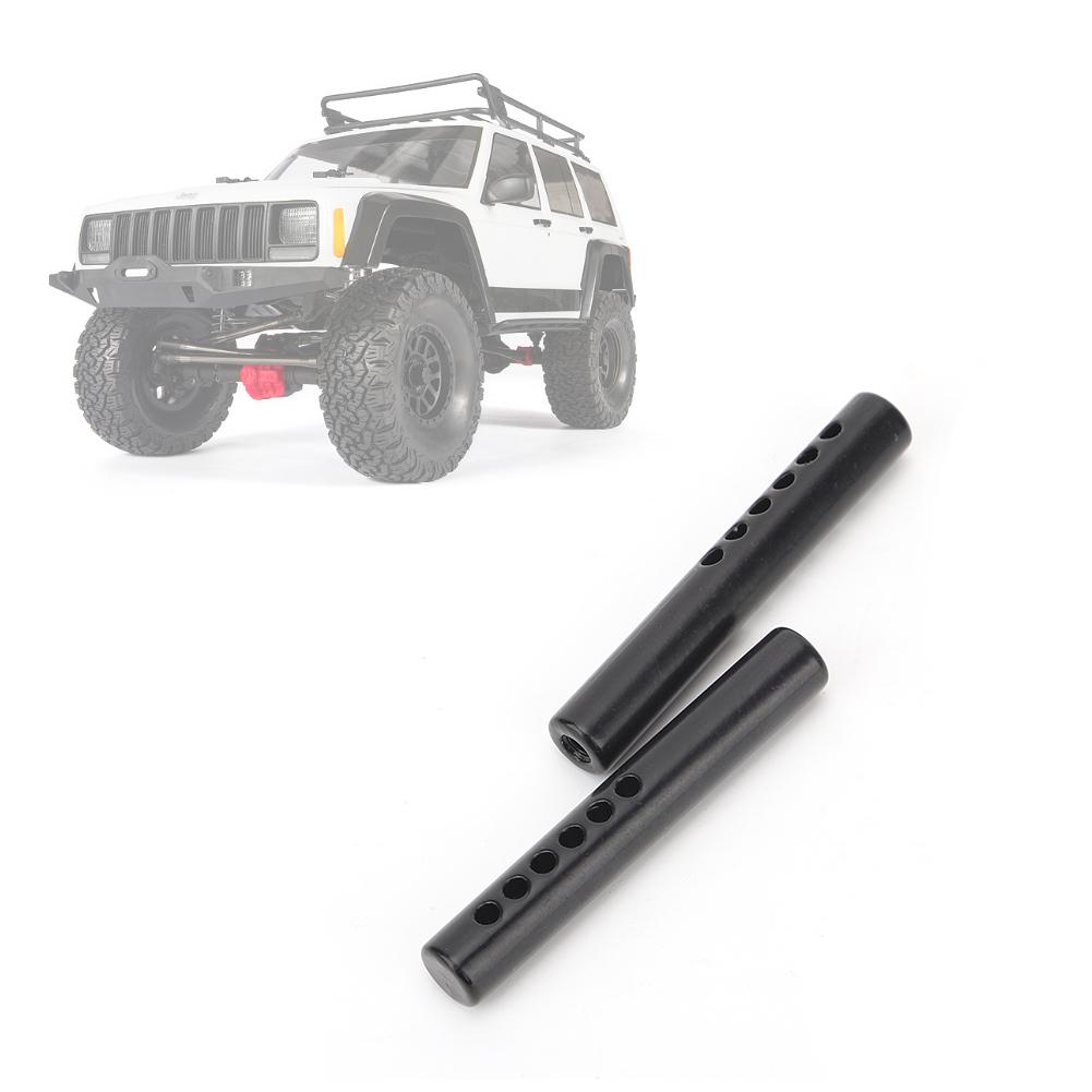 2Pcs Metal Front Back Bumper Mount Holder Support Frame Cylindrical for Axial SCX 110 RC Car