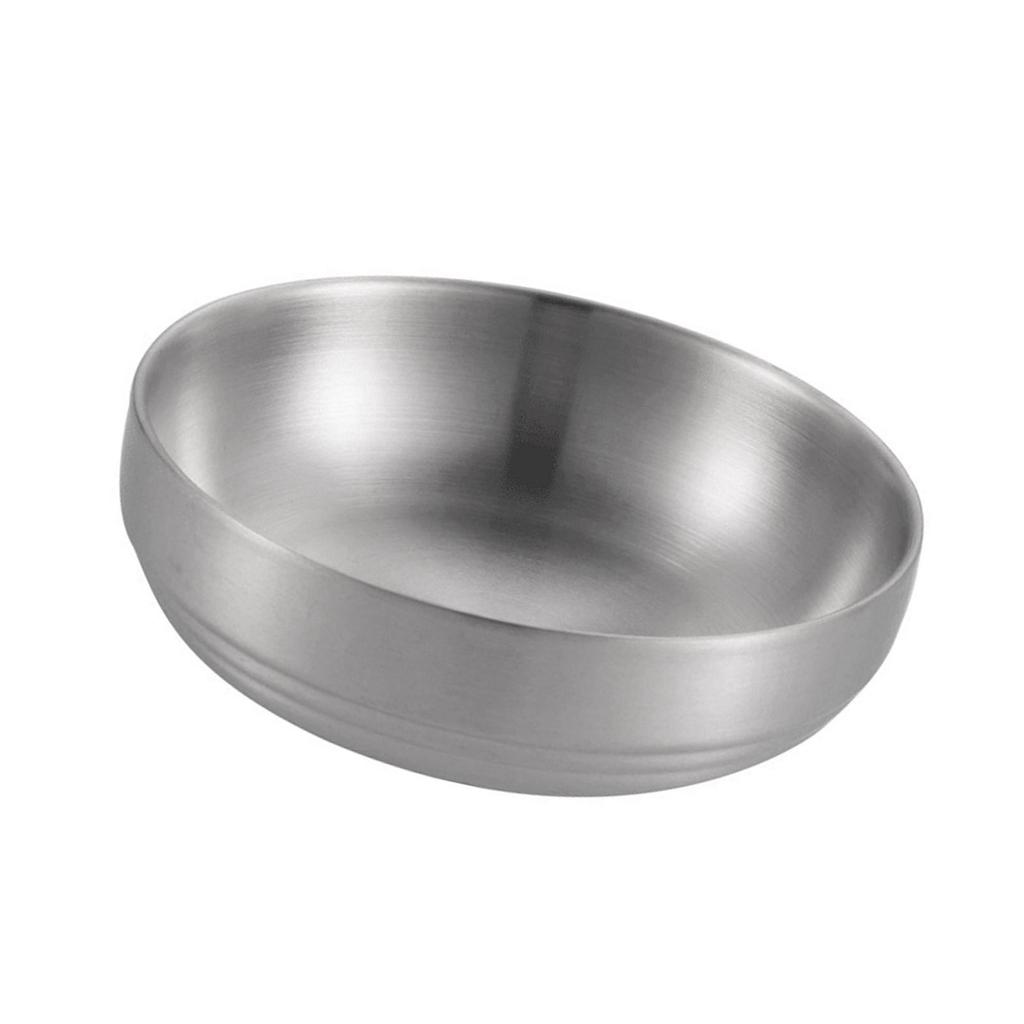 Rustproof 304 Stainless Steel Appetizer Dish Tableware Condiment Sauce Tray For Daily Use Dinner Parties Easy Cleaning