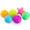 Puzzle Touch Multi-Textured Hand Grab Ball Baby Toy Baby Learn To Crawl Fitness Soft Rubber Ball Spray Pinch Ball
