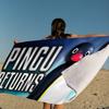 Cartoon Pingu Pinguïn Microvezel Bedrukt Strandlaken Bergbeklimmen Yoga Strand Zwemmen Hardlopen Absorberend Zacht Handdoek