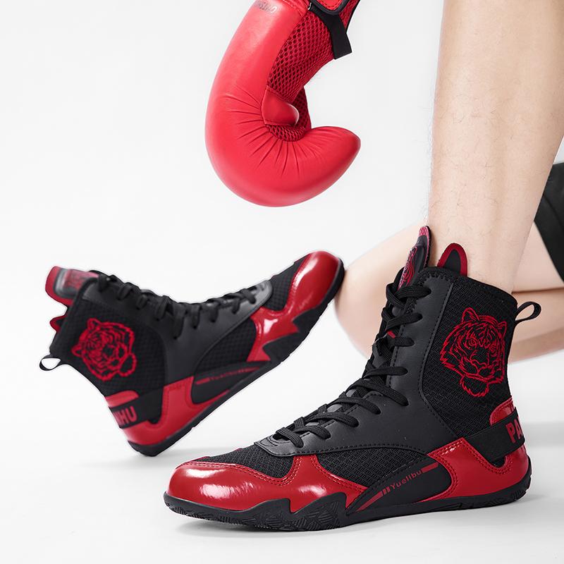 Męskie/damskie modne antypoślizgowe buty do walki bokserskiej męskie buty do jazdy konnej buty motocyklowe damskie buty do zawodów zapaśniczych