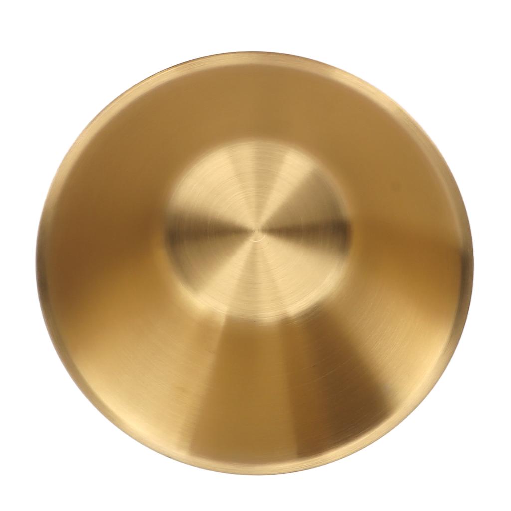 304 Stainless Steel Salad Bowl Double Layer Metal Round Bowl Stylish Salad Mixing Bowls for Snacks