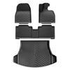 For Lexus RZ 2025 2025 TPE 3D Car Floor Mats Cargo Liner Trunk Pad All Weather Waterproof Black