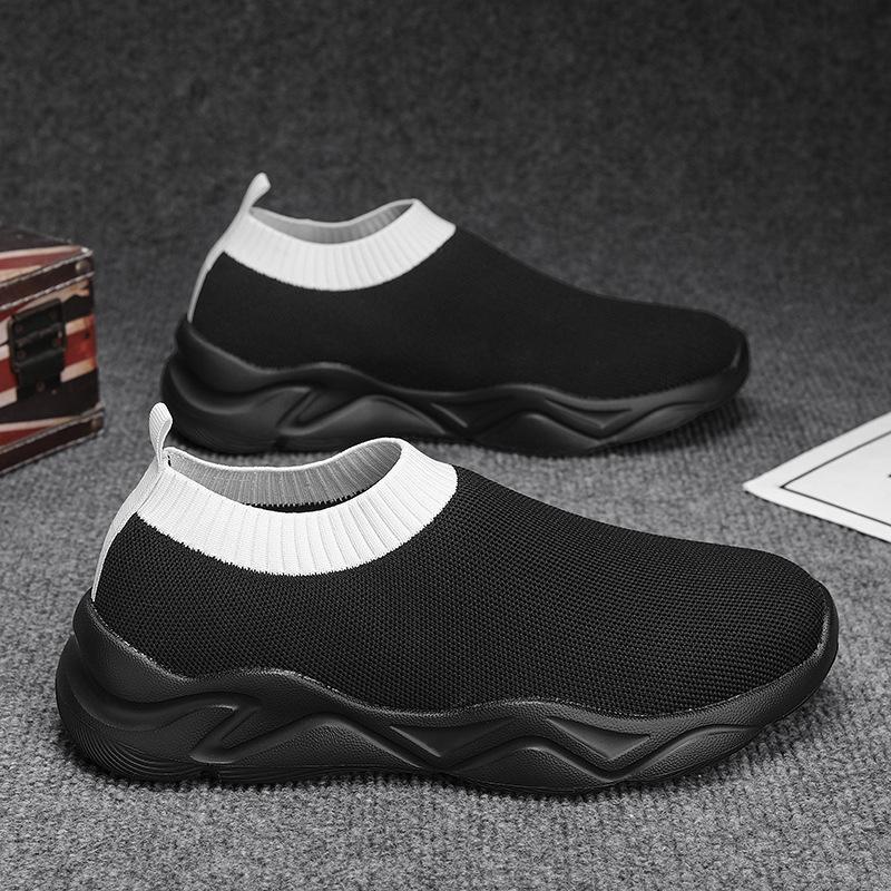 Casual walking breathable summer solid color socks new summer socks shoes large size 39