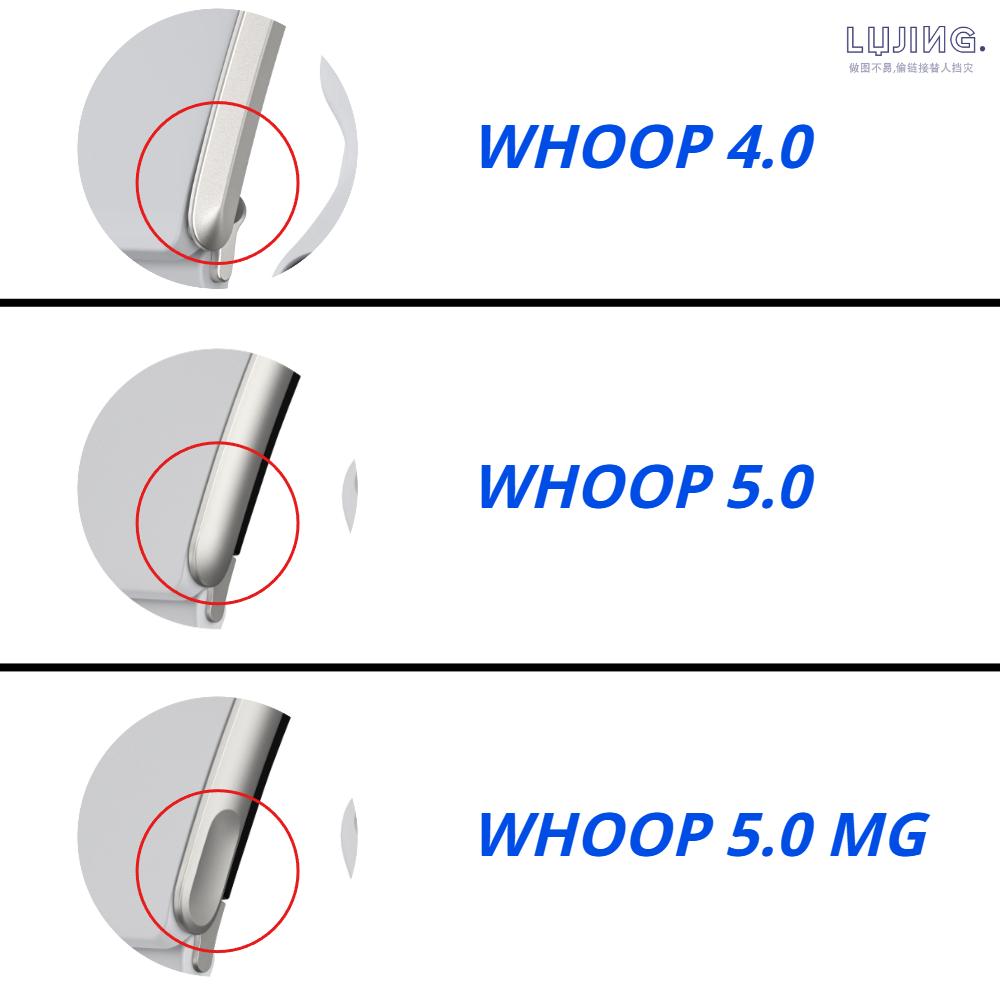 WHOOP 5.0 MG Sport Breathable Flex Wrist Band Soft-Touch Silicone Waterproof and Sweatproof Adjustable Strap 5.0/4.0 Compatible