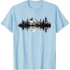 Mountain Landscape Reflection Forest Trees Outdoor Wildlife T-Shirt