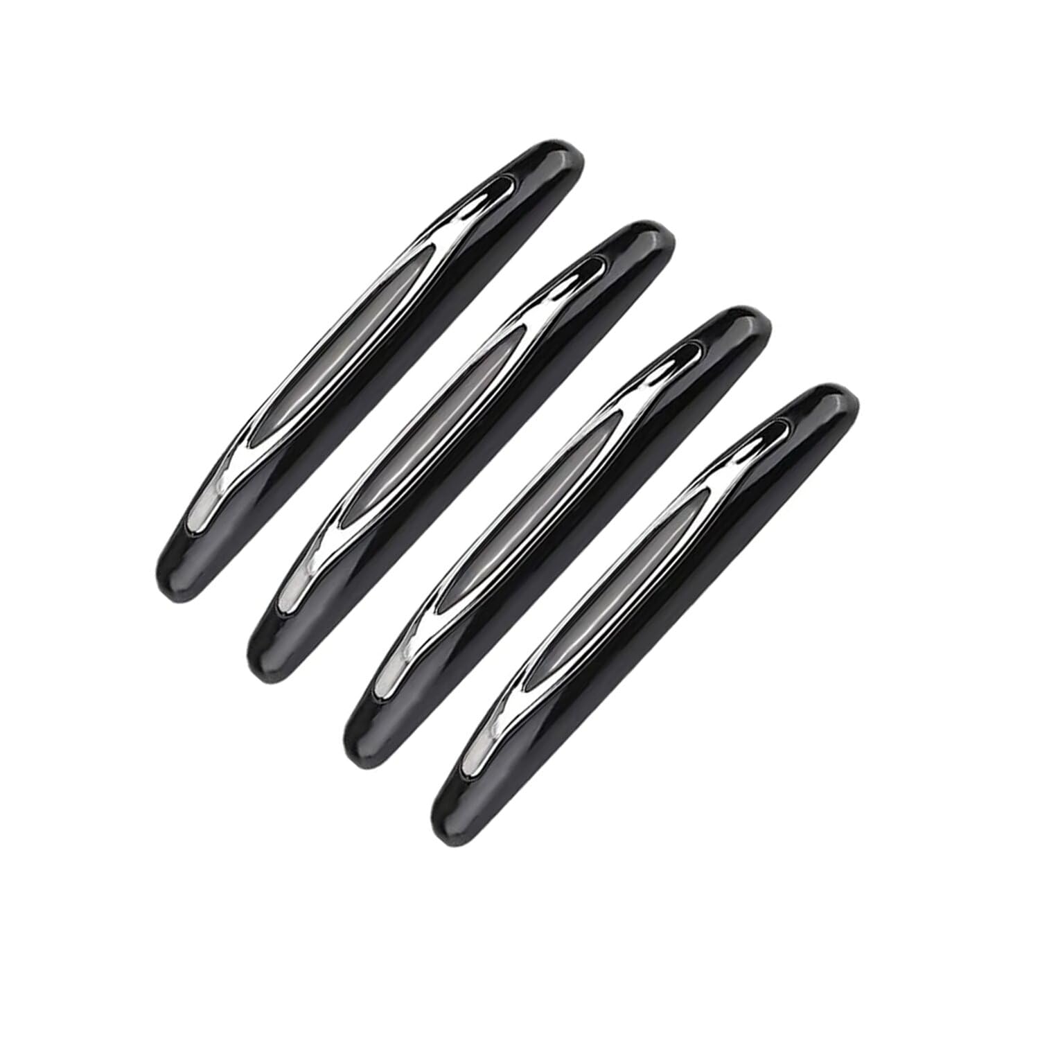 UOPR Защитная накладка на кромку двери автомобиля, Декоративная накладка на дверь, Защита проема двери автомобиля, 4 шт. чёрный