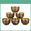 Brass Highgrade Phoenix Dragon Tea Wine Cup Chinese Style Multifunctional Pure Copper Cup For Home Or Office