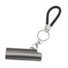 Lighter Holder Keychain with Spring Clip Aluminum Alloy Portable Lighter Case Sleeve Keychain for Outdoor Grey