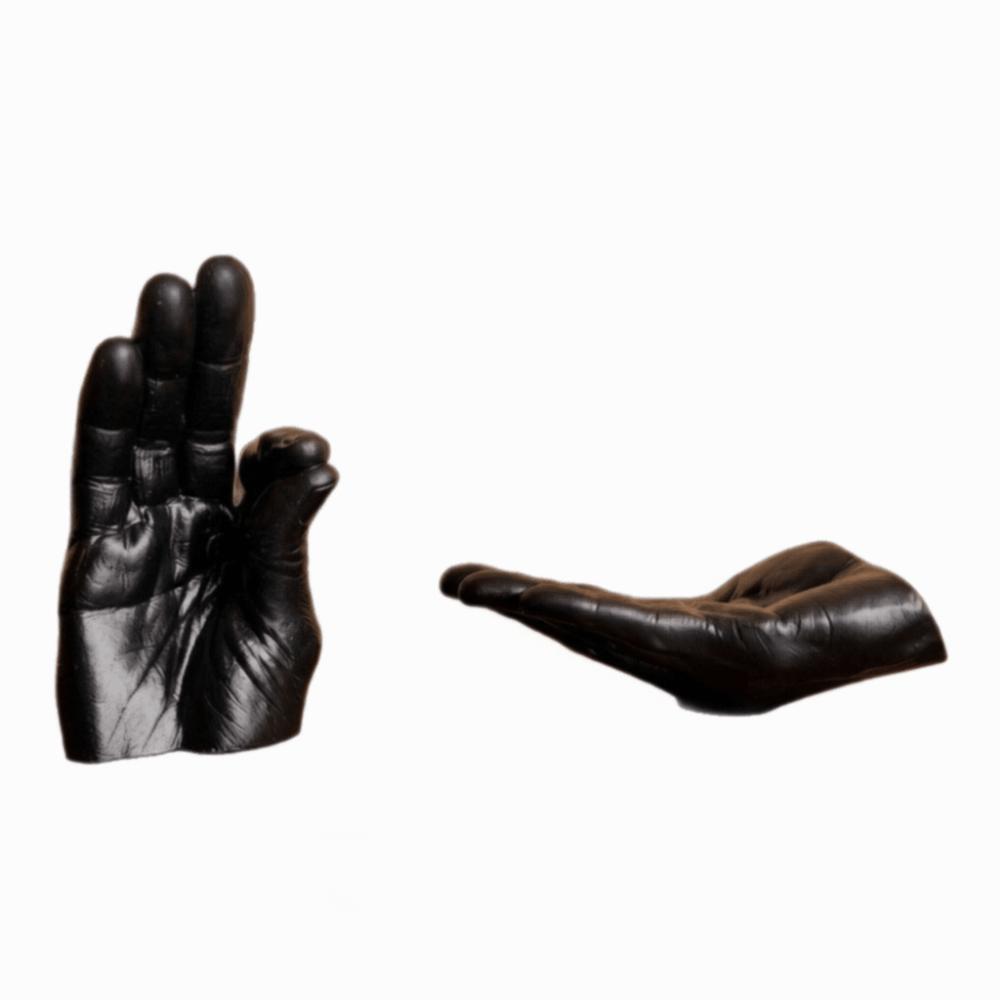 Portainciensos de Resina con Forma de Palma Decorativo para Varillas de Incienso Adorno de Gestos Spa