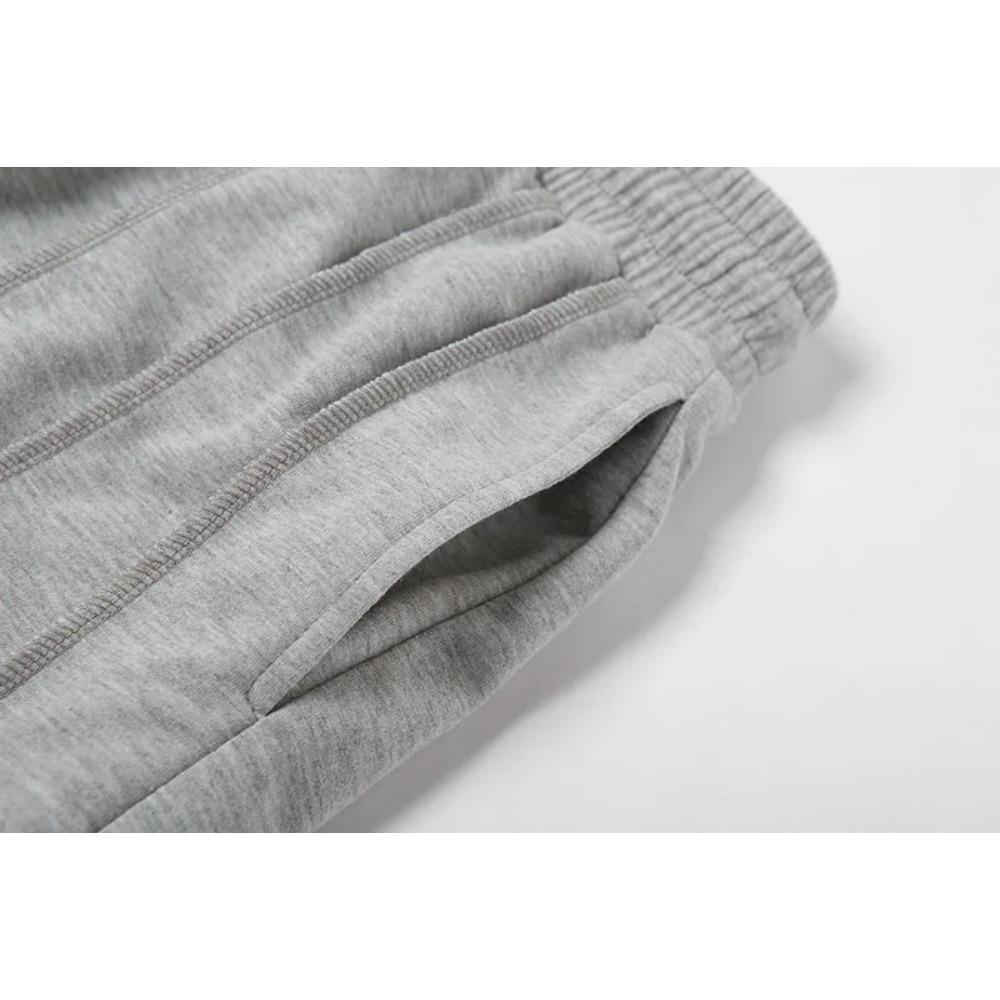 Women Sweatpants Fashion Hip Hop Baggy Striped Pleated Trousers Vintage Aesthetic Patchwork Joggers Casual Sports Pants Y2k