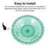 Outdoor Bird Bath Feeder Tray Durable Construction Easy To Clean Simple Installation Detachable Hummingbird Birdbath Bowl